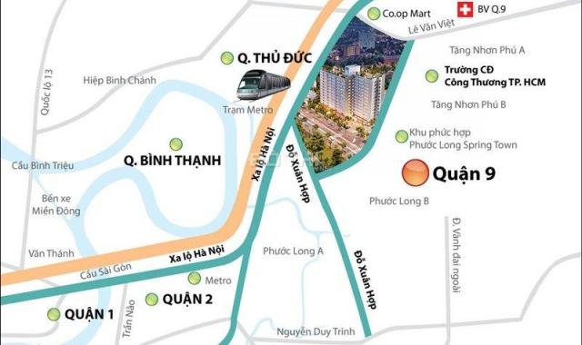 Cần bán gấp căn hộ Citrine Quận 9, căn góc 66m2 tầng 9, 2 view nhìn thoáng, 2.1 tỷ (bao 5% ra sổ)