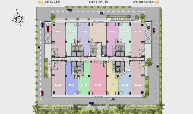 Bán 103.3m2 sàn văn phòng mặt phố Duy Tân, giá chỉ 29tr/m2