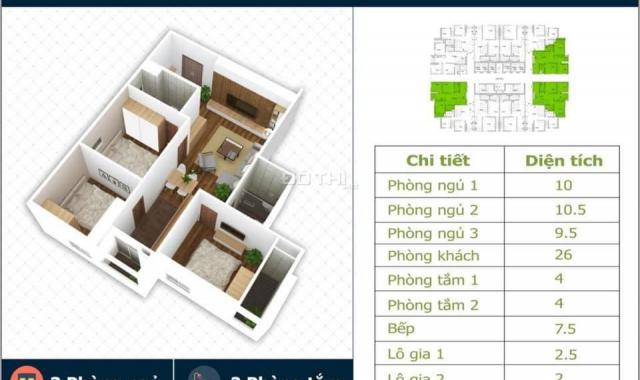 Bán căn hộ dự án Osaka 3PN, 2WC, giá chỉ 1.57 tỷ