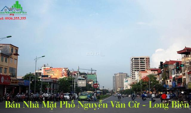 CC gửi bán căn nhà mặt đường Nguyễn Văn Cừ, Hà Nội, 370m2, MT 11m, 3 tầng, lô đầu hồi, giá tốt