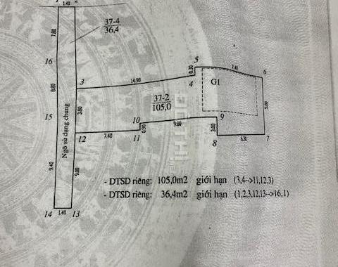 Chính chủ bán 141,4m2 x 5T ngõ 267 đường Hoàng Hoa Thám, Ba Đình, Hà Nội