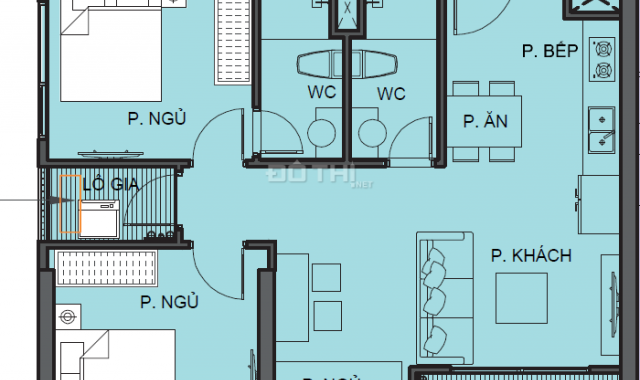 Căn góc 2PN S1.07 - 69.2m2, view sông Ngọc Trai giá chỉ từ 2 tỷ. Gọi ngay 0947722288