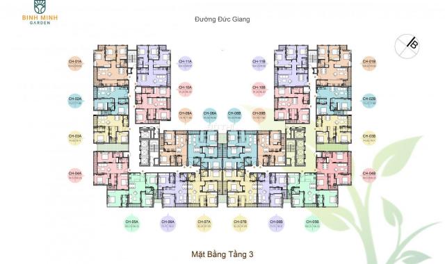 Bán CHCC Bình Minh Garden Sang trọng, tiện nghi, DT 70m2 x 2PN, lãi suất 0%, LH 0915890158