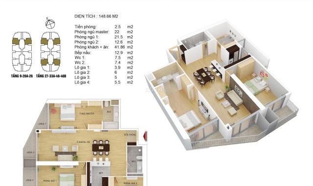 Bán căn hộ chung cư cao cấp Discovery Complex - 302 Cầu Giấy - Hà Nội