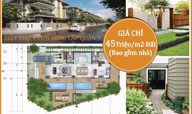 Mở bán biệt thự nhà vườn Đông Tăng Long Q9 chỉ 45tr/m2, thanh toán trong 18 tháng, PKD: 0934052809