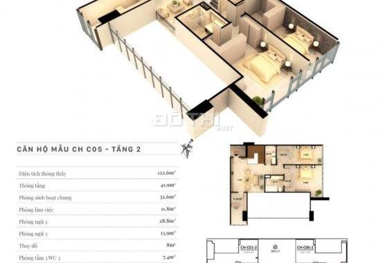 Căn hộ Duplex, đẳng cấp đế vương Giảng Võ, 306.9m2, giá 84 tr/m2, số lượng có hạn