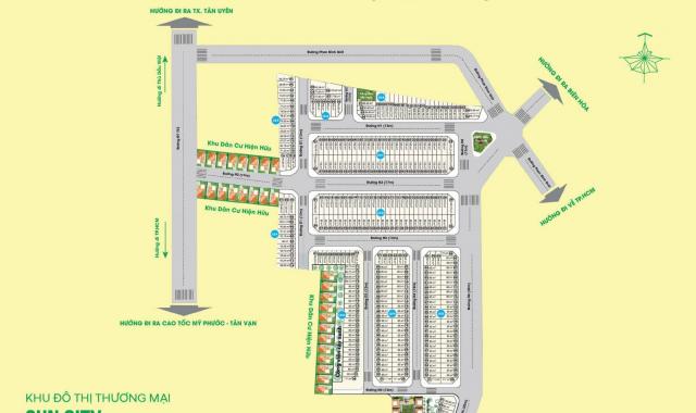 Đất nền nhà phố - Giá đầu tư F0 tại trung tâm TX Thuận An Bình Dương