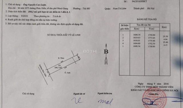 Cho thuê nhà xưởng tại mặt phố Phúc Diễn, Nam Từ Liêm. LH 0935000999