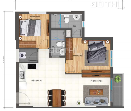 Bán căn hộ chung cư tại Đường Số 19, xã Phong Phú, Bình Chánh, Hồ Chí Minh diện tích 65m2