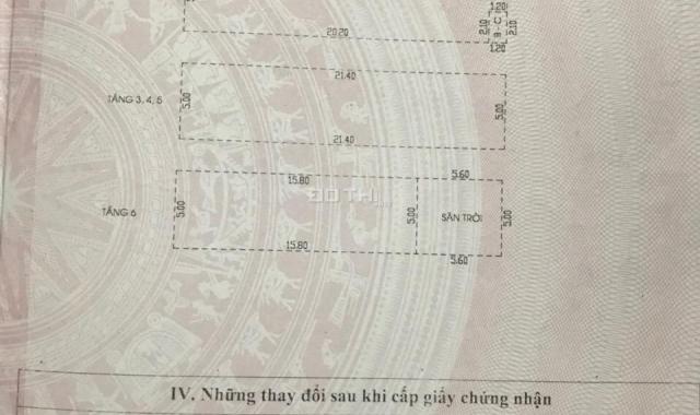 Bán spa 6 tầng MT: Hồ Nghinh 5x21m = 107.4m2 giá: 25 tỷ, hướng: Đông