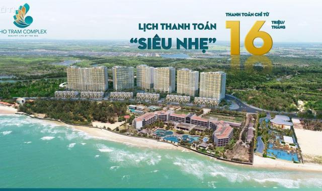 Chỉ với 135tr trả góp 16 tr/tháng sở hữu vĩnh viễn căn hộ biển cao cấp Hồ Tràm Complex