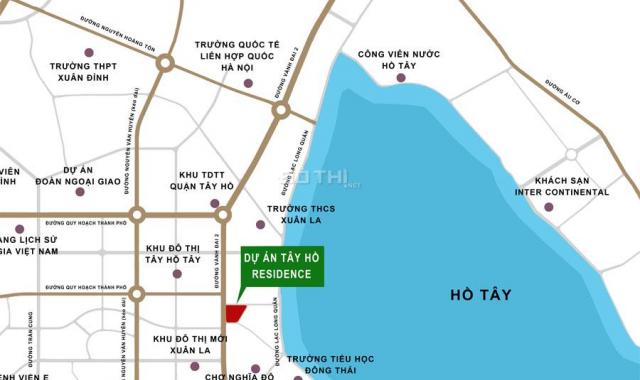 Bán biệt thự Tây Hồ Residence - mặt đường Võ Chí Công, đường 21m, 23 tỷ/131m2. Xây thô 3,5 tầng