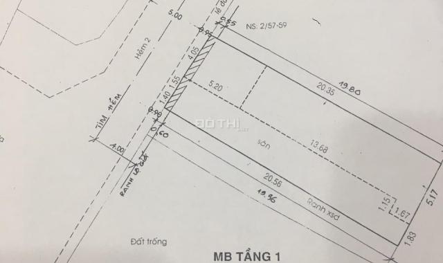 Bán nhà hẻm 1 sẹc kinh doanh Tân Sơn Nhì, DT: 7x21m giá 15 tỷ Q. Tân Phú