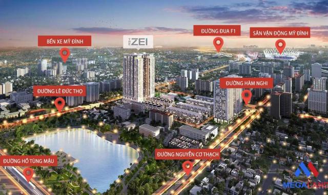 Bán căn hộ chung cư tại dự án The Zei Mỹ Đình, Nam Từ Liêm, Hà Nội diện tích 104m2, giá 4.3 tỷ