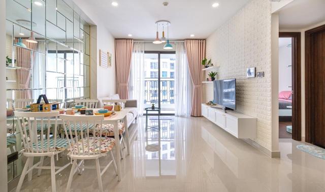 2821 - Cho thuê Saigon Royal 2PN 60m2 full NT xinh xắn, LH: 0938231076 (Ms Oanh)