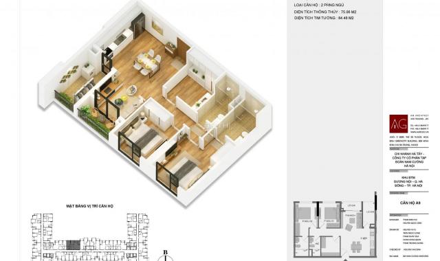 Bán căn A09 tầng 16 chung cư Anland Premium chuẩn bị bàn giao, giá 1,91 tỷ bao phí, LH 0911113655