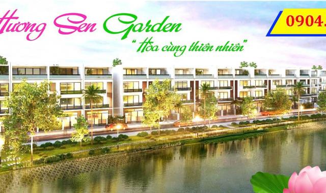 Mở bán 50 nền nhà phố, biệt thự khu đô thị sinh thái Hương Sen Garden sổ hồng riêng từng nền