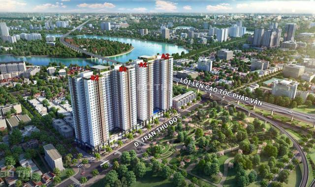 Phương Đông Green Park giá chỉ từ 25tr/m2, DT 54m2, 2PN, 2WC, hỗ trợ 0% đến khi nhận nhà