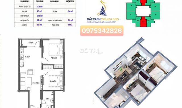 Chính chủ bán căn 50.9m2 tại dự án Mipec City View Kiến Hưng - Hà Đông. LH: 0975342826