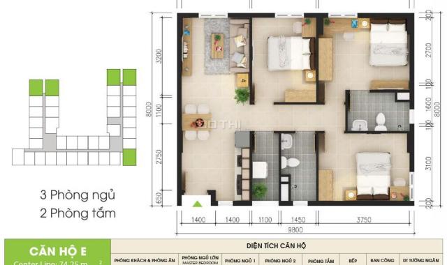 Bán căn hộ chung cư tại dự án Sky 9, Quận 9, Hồ Chí Minh diện tích 75m2 giá 2.150 tỷ