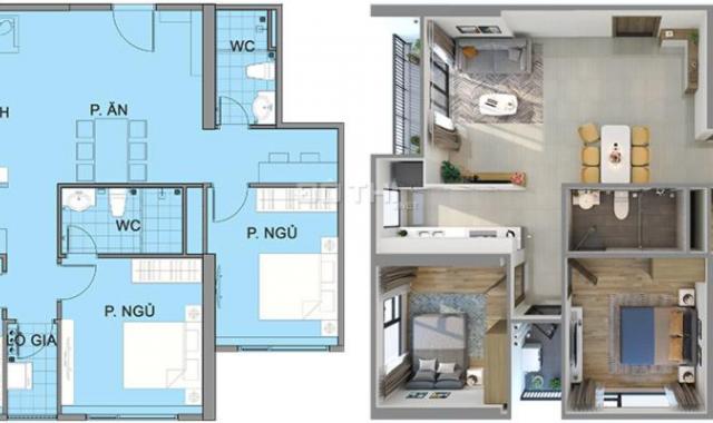 Bán căn hộ chung cư tại dự án Vinhomes Smart City Đại Mỗ, Nam Từ Liêm, Hà Nội, diện tích 93.40m2