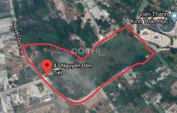 Bán lô đất lớn mặt tiền đường Nguyễn Đôn Tiết, phường Bình Trưng Đông, Quận 2. DT 1,85 ha