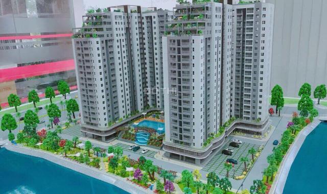 CH Conic Riverside, DT 65m2, 2PN + 33m2 sân vườn, view hồ bơi, giá 2.3 tỷ. Thanh toán 45% (840tr)