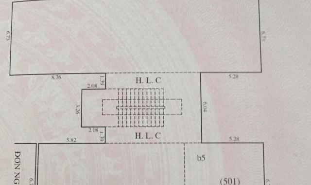 Bán căn hộ chung cư 2 tầng 5 + 6 khu Thành Công, 90m2, nhà đầu hồi