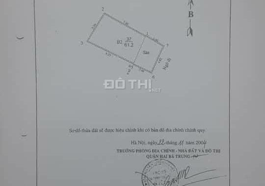 Nguyễn An Ninh - Hai Bà Trưng 62m2, mặt tiền 4.8m, ngõ 3 gác sổ vuông 3.2 tỷ