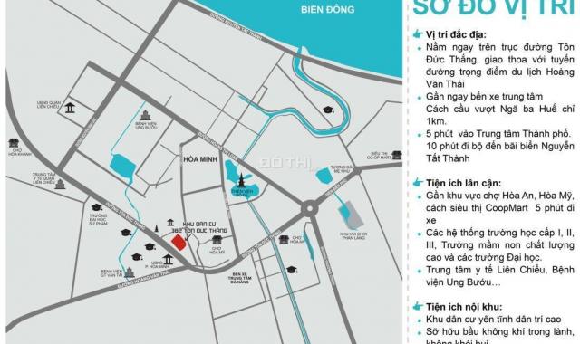 Bán đất tại phố Tôn Đức Thắng, Phường Hòa Minh, Liên Chiểu, Đà Nẵng diện tích 64m2 giá 1.8 tỷ