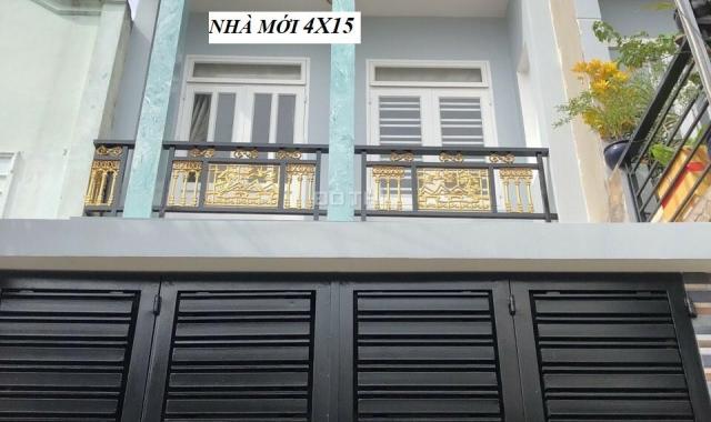 Bán nhà riêng 4x15m, sổ hồng riêng đường 5m, 1 trệt 2 lầu, quận Bình Tân