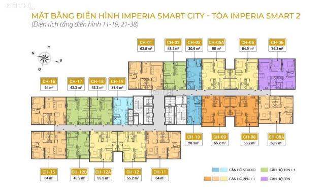 Bán căn hộ chung cư tại dự án Imperia Smart City, Nam Từ Liêm, Hà Nội diện tích 28m2 giá 32tr/m2