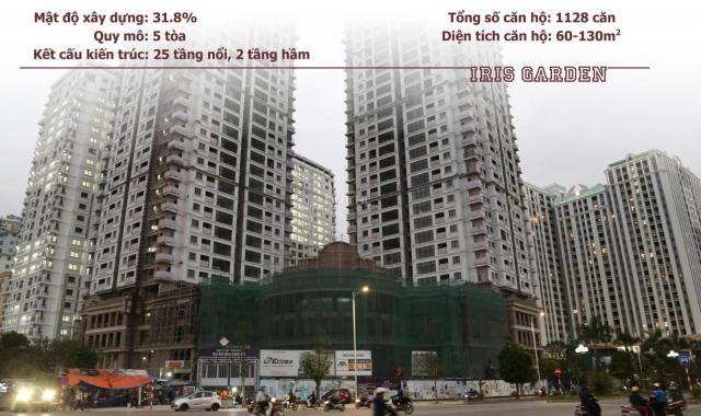 Bán căn hộ chung cư tại dự án Iris Garden diện tích 59.5m2, giá 1.9 tỷ đẹp sang trọng