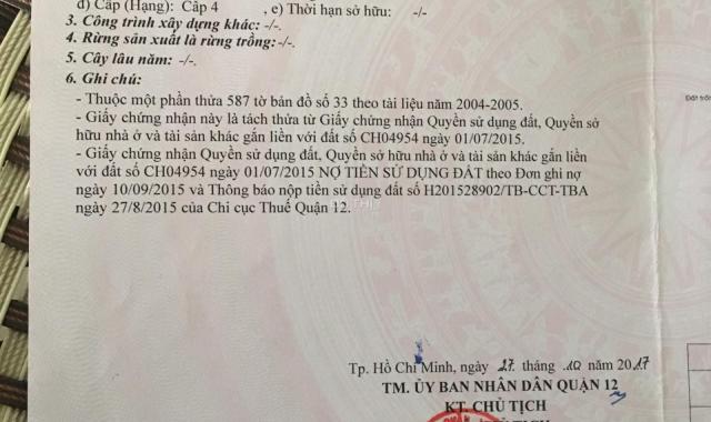 Bán đất nền dự án tại đường An Phú Đông 3, Phường An Phú Đông, DT: 55m2, TC 100%, giá: 2,7 tỷ