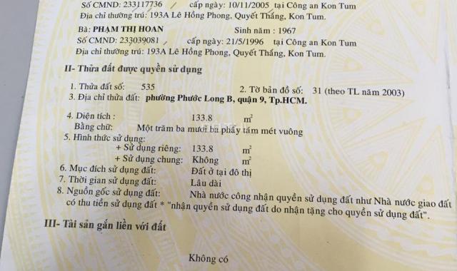 Cần bán dãy trọ ngang 5m dài 26.5m đường 141, Phước Long B, Quận 9