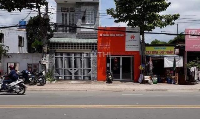 Cho thuê nhà mặt tiền kinh doanh 1 trệt 2 lầu đường Lê Hồng Phong, Phú Hòa gần ngay Báo Bình Dương