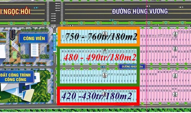 Bán đất nền dự án tại dự án Mega City Kon Tum, Đăk Hà, Kon Tum diện tích 170m2, giá 450 triệu