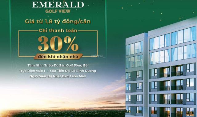 Căn hộ cao cấp The Emerald Golf View, đối diện Aeon Mall, ngay KCN Vsip, thanh toán 30% nhận nhà