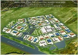 Cần bán đất tại cụm công nghiệp Ninh Hiệp, Gia Lâm, HN. DT 2.000m2, MT 30m