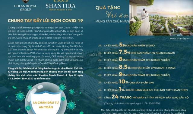 Căn hộ nghỉ dưỡng mặt tiền biển An Bàng Shantira Hội An chỉ từ 1,4 tỷ