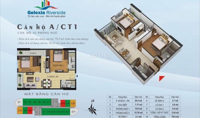 Bán căn hộ chung cư tại dự án Gelexia Riverside, Hoàng Mai, Hà Nội diện tích 120m2, giá 2.3 tỷ