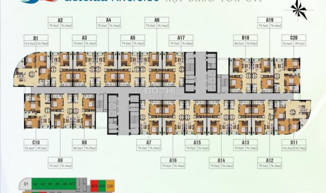 Bán căn hộ chung cư tại dự án Gelexia Riverside, Hoàng Mai, Hà Nội diện tích 120m2, giá 2.3 tỷ