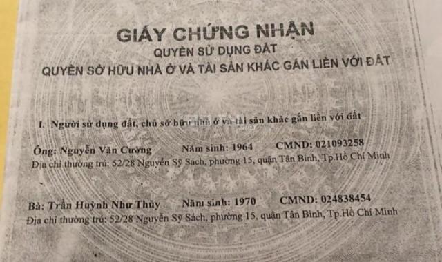 Bán gấp nhà 52/48 Nguyễn Sỹ Sách, phường 15, Tân Bình, SHR, giá chỉ 2,1 tỷ