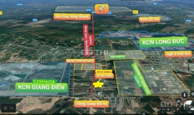 Mở bán 20 lô đất DT: 500m2 MT đường Bắc Sơn - Long Thành, P. Tam Phước, Biên Hòa SHR, giá 4 tr/m2