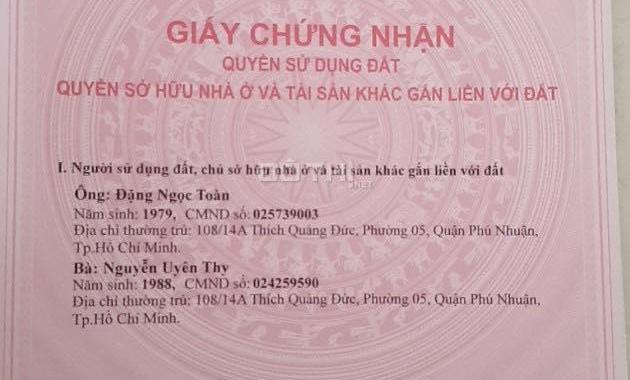 Cần bán nhà riêng tại Nguyễn Đình Chiểu, Phường 4, Phú Nhuận, Hồ Chí Minh