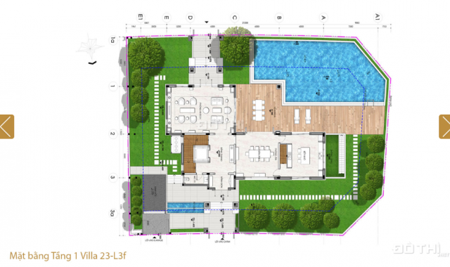 Bán nhà biệt thự, liền kề tại dự án Saroma Villa, Quận 2, Hồ Chí Minh diện tích 712m2 giá 220 tỷ