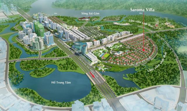 Bán biệt thự vòng cung Sala Saroma, Quận 2, Hồ Chí Minh diện tích 712m2, giá 208 tỷ