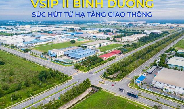 Bán đất dự án ngay VSIP2 mở rộng Tân Uyên, Bình Dương, diện tích 100m2 ngang 5x20m. Giá 650tr