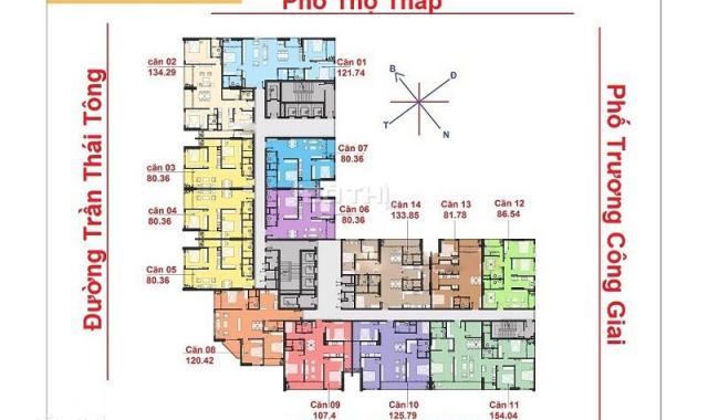 Bán căn 125m2, 4PN chung cư The Park Home - chung cư C22 Bộ Công An ngay sát công viên Cầu Giấy