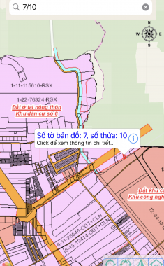 Bán lô đất 509m2 ngay cổng khu công nghiệp Giang Điền mặt tiền đường 47m, thuộc Tam Phước